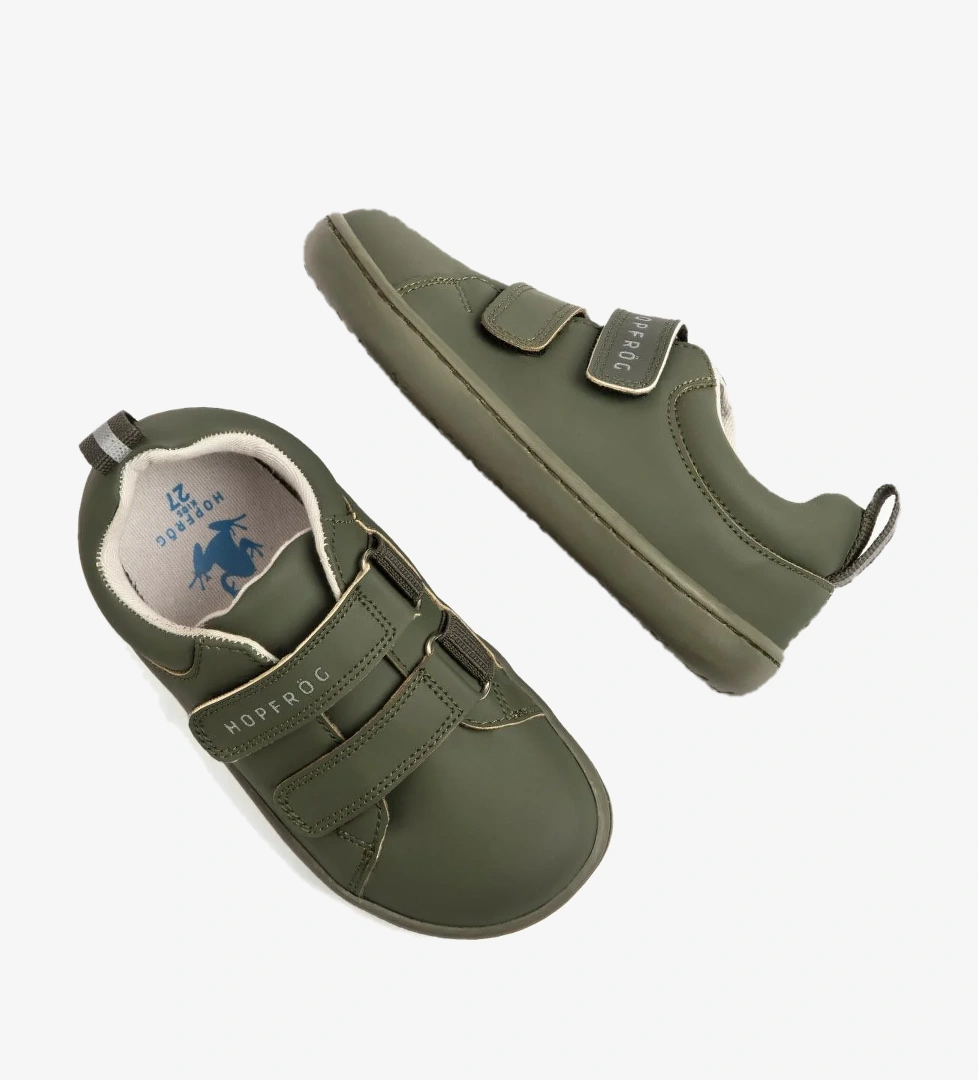 Hopfrög Smart Walker Junior Süper Mat Haki Barefoot Çocuk Ayakkabı model görseli